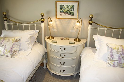 Second bedroom at The Bothy, ideal for couples travelling together