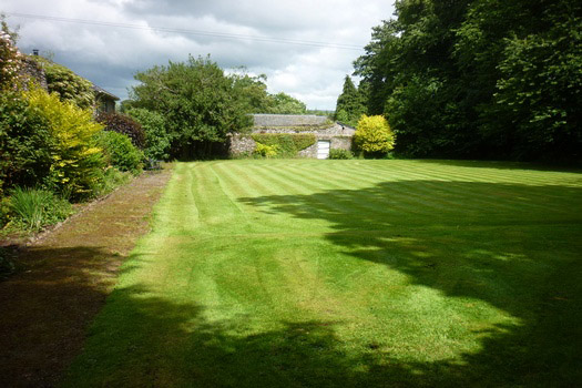 The Dairy's private garden — one of the largest on the Ty Mawr Estate